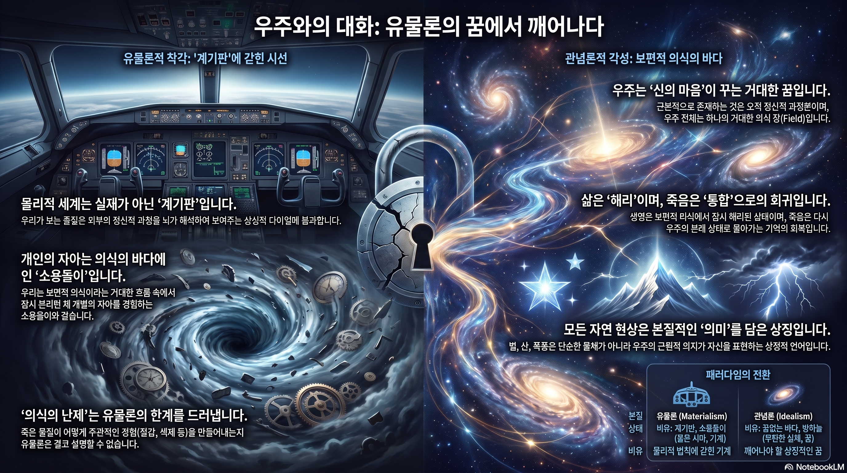 우주와의 대화: 유물론의 꿈에서의 각성