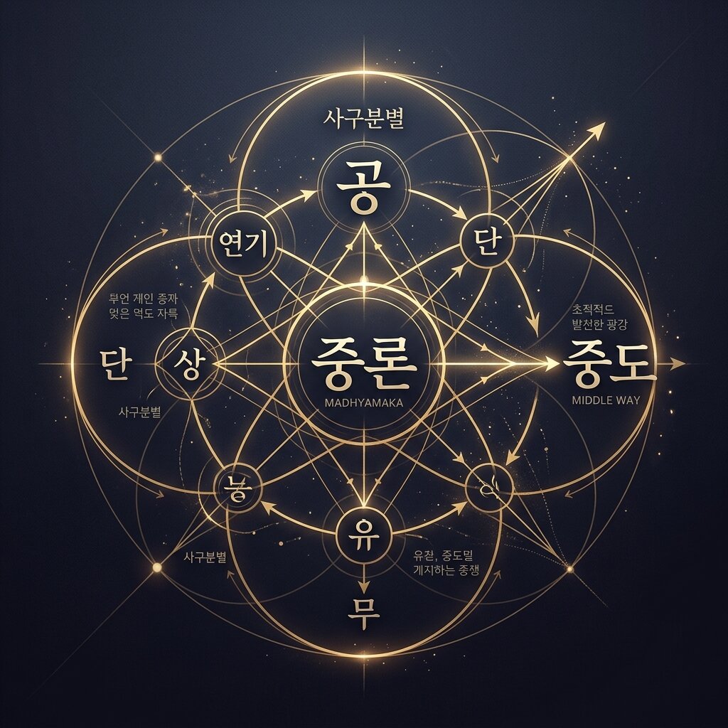 Madhyamaka: The Middle Way & Sunyata Diagram